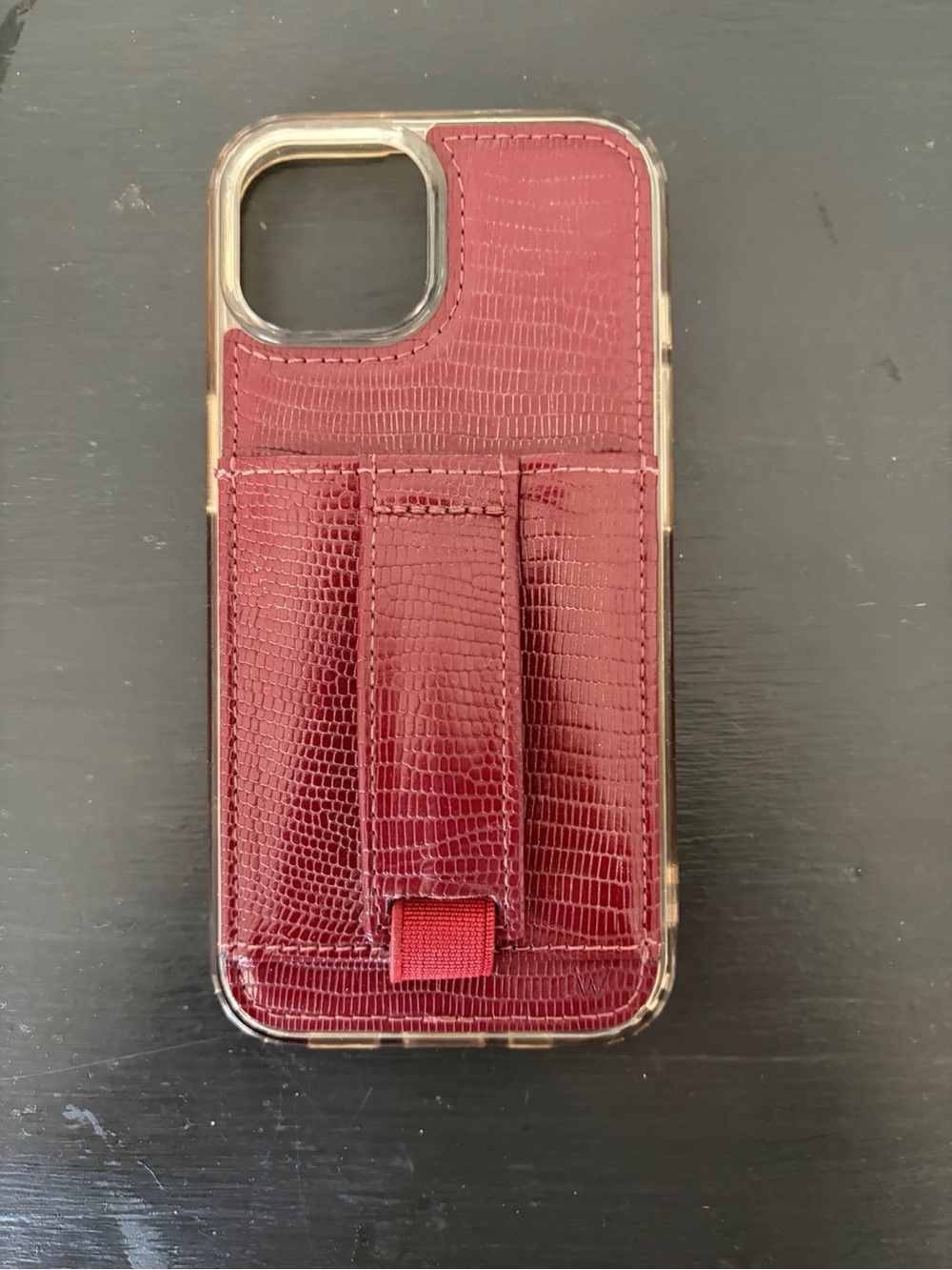 iPhone 15 Walli Case -  Vivienne Maroon